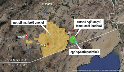 Range Map for Sonoyta Mud Turtle